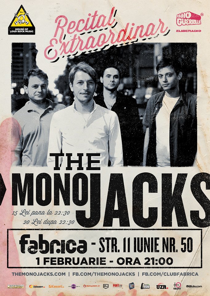 Concert The Mono Jacks in Bucuresti